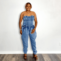 Baggy Denim Jumpsuit