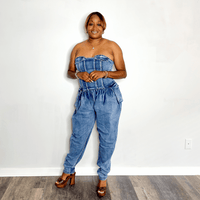 Baggy Denim Jumpsuit