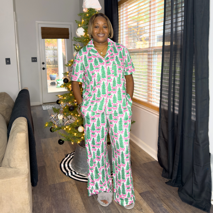 'Tis The Season' Pajama Set | Xmas Tree