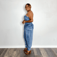 Baggy Denim Jumpsuit