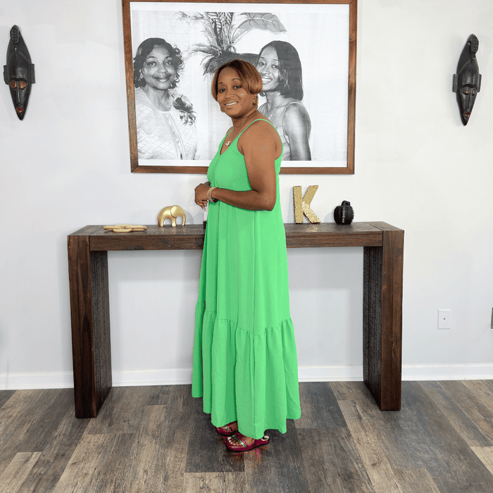 'Lauren' Maxi Dress | Green