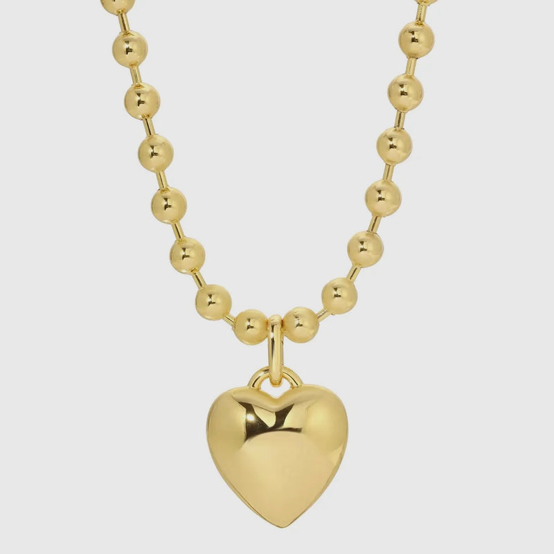 'Max' Large Heart Chain Necklace